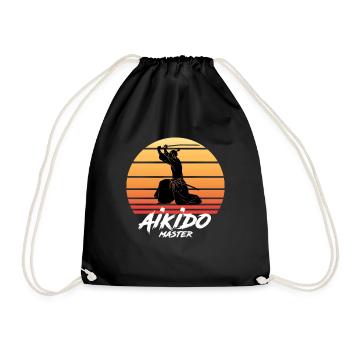 Aikido Aikido Suit Aikido Stick Aikido - Sac de sport léger - noir - Devant