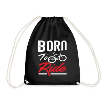 bicycle - Drawstring Bag - black - Front