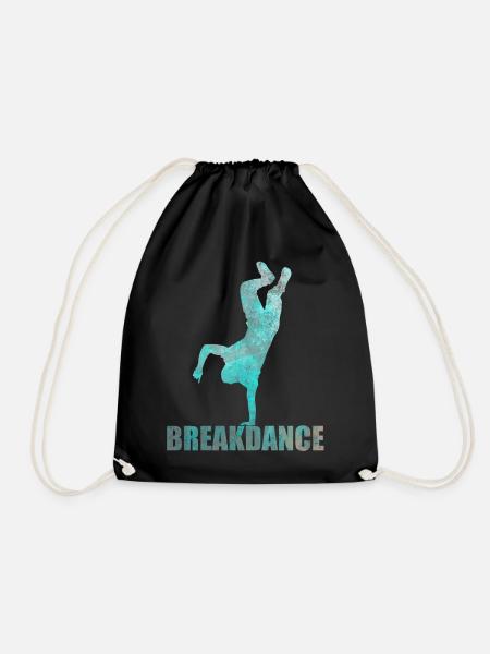 Streetdance Hip Hop Tanz Breakdance Geschenk - Turnbeutel - Schwarz