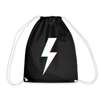 Esthétique Emo Grunge egirl eboy goth gothique rave - Sac de sport léger - noir - Devant