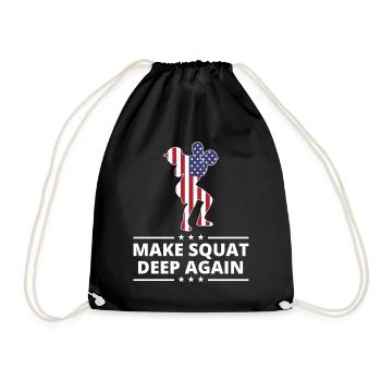 Squats Squats - Sac de sport léger - noir - Devant