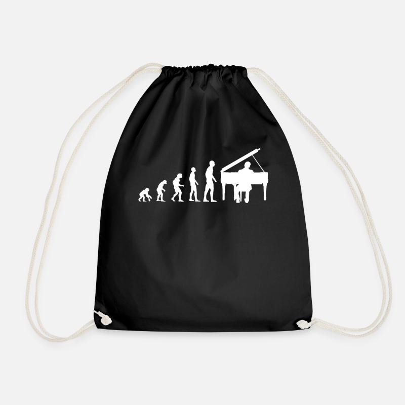 Cadeau d'évolution de piano piano joueur piano - Sac de sport léger - noir