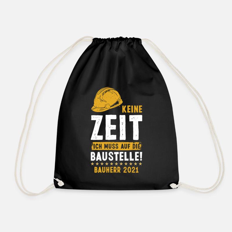 Bauherr 2021 - Turnbeutel - Schwarz