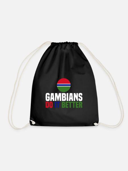Gambie - Sac de sport léger - noir