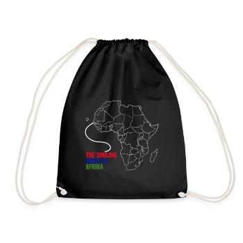 Gambia - Drawstring Bag - black - Front