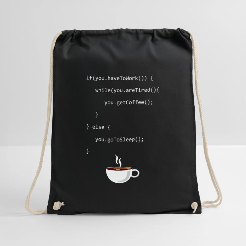 Programming Coffee Softwareingenieur Developer Turnbeutel