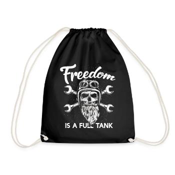 Motard vélo femme motard moto chopper - Sac de sport léger - noir - Devant