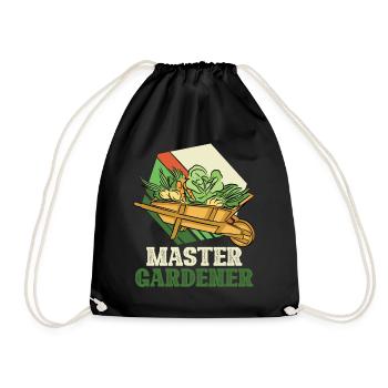Maître Gardener - Jardinier jardin - Sac de sport léger - noir - Devant
