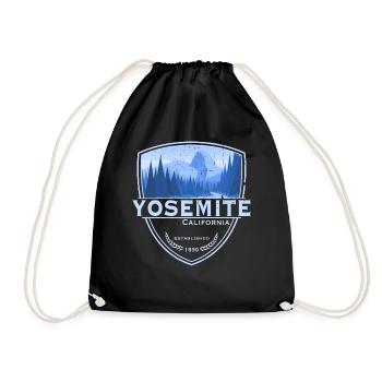 Yosemite Blue Vintage - Sac de sport léger - noir - Devant