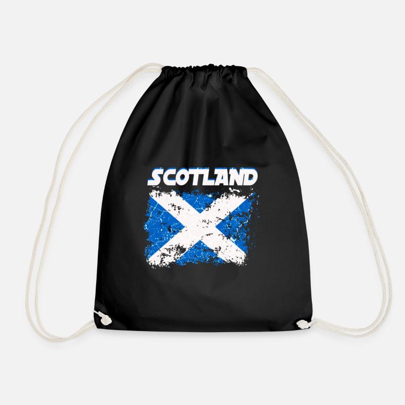 Schottland Flagge Schottisches Wappen Schottisch - Turnbeutel - Schwarz