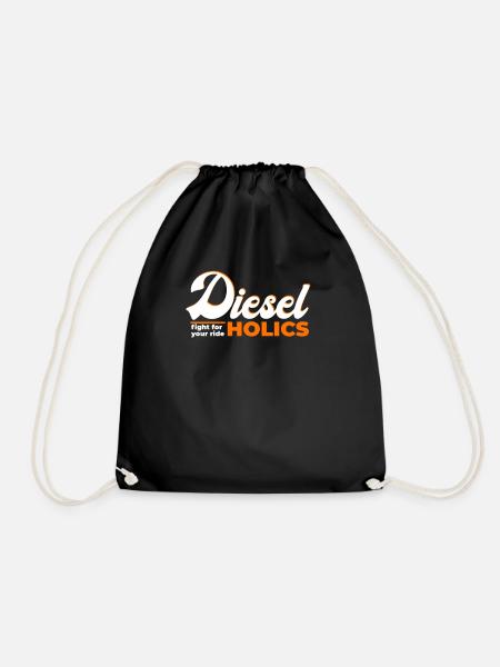 Dieselholics I Fight for your Ride - Turnbeutel - Schwarz