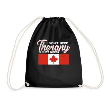 Drôle de sort pour les fans du Canada - Sac de sport léger - noir - Devant