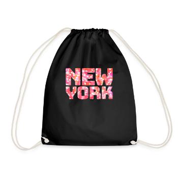 I love new york - Drawstring Bag - black - Front