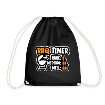 BBQ BBQ Timer BBQ Grill BBQ Accessories BBQ - Drawstring Bag - black - Front