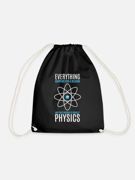 Physik - Turnbeutel - Schwarz