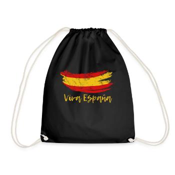 Viva España, Spain, Gift - Drawstring Bag - black - Front