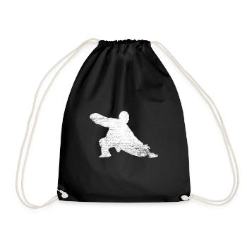 Tai chi martial art - Drawstring Bag - black - Front