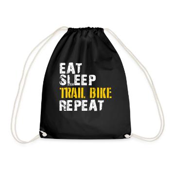 Trail Bike - Drawstring Bag - black - Front
