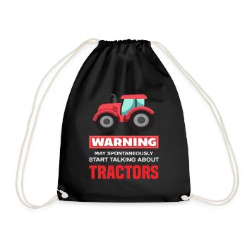 Farmer Agriculture - Drawstring Bag - black - Front