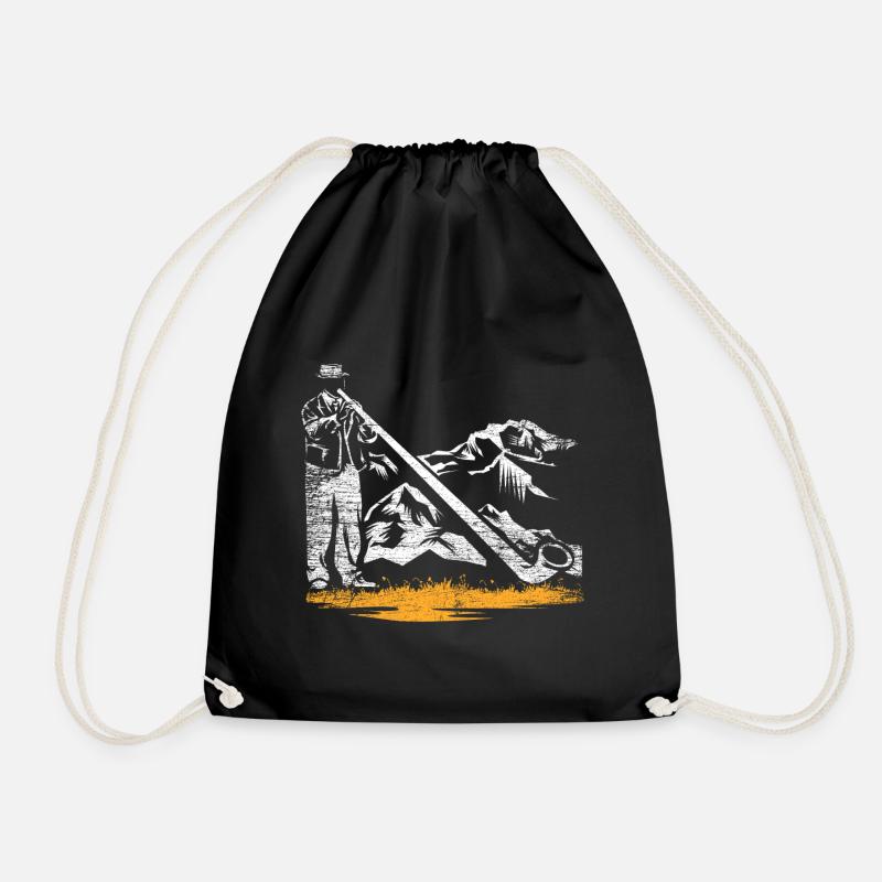 Alphorn Alps - Worek gimnastyczny - czarny