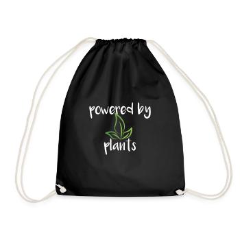alimenté par des plantes - Sac de sport léger - noir - Devant