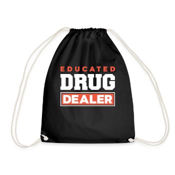 Apotheker Pharmazie Student Abschlussgeschenk - Turnbeutel - Schwarz - Vorne