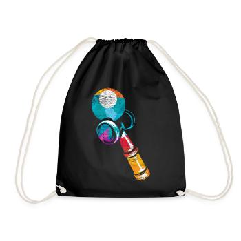 Kendama - Drawstring Bag - black - Front