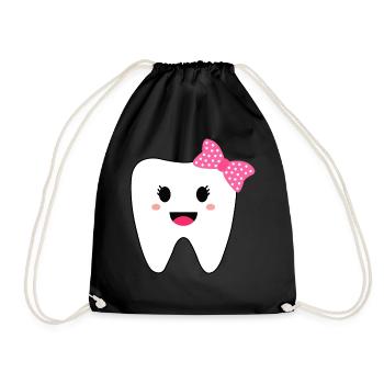 Tooth Fairy Halloween Costumes - Drawstring Bag - black - Front