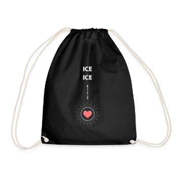 Pregnancy gifts - Drawstring Bag - black - Front