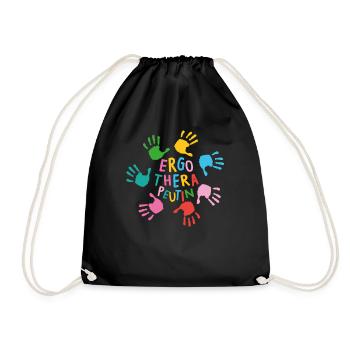 Occupational Therapy OT Therapist - Drawstring Bag - black - Front