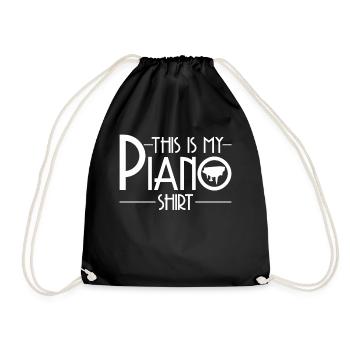 Pianiste pianiste - Sac de sport léger - noir - Devant