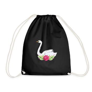 Cygne - Sac de sport léger - noir - Devant
