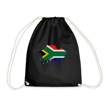 Cap Skyline Afrique du Sud drapeau drapeau Cape Town - Sac de sport léger - noir - Devant