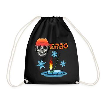 Hockey Sports d’hiver Sports d’hiver Sport d’hiver Crâne - Sac de sport léger - noir - Devant