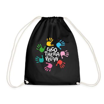 Occupational Therapy OT Therapist - Drawstring Bag - black - Front
