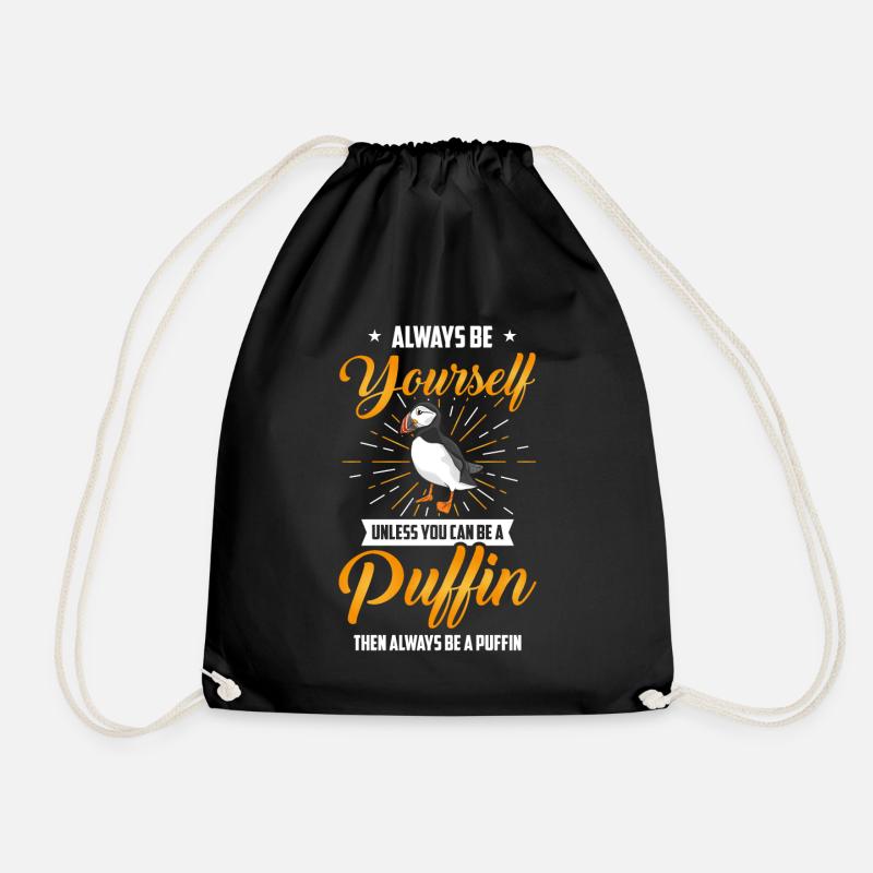 Puffin Papageitaucher - Turnbeutel - Schwarz