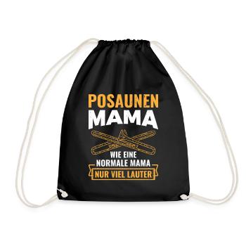 Posaune - Turnbeutel - Schwarz - Vorne
