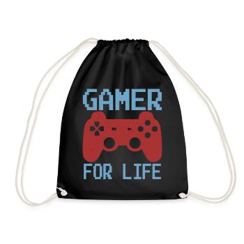 Joueur pour la vie - Sac de sport léger - noir - Devant