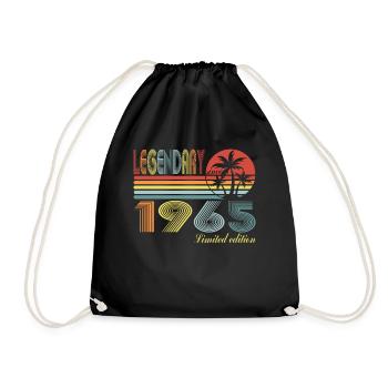 Légendaire depuis 1965 - 55e anniversaire - Sac de sport léger - noir - Devant