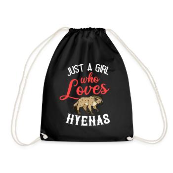 Hyène asie afrique hyènes hyène hyène hyène - Sac de sport léger - noir - Devant