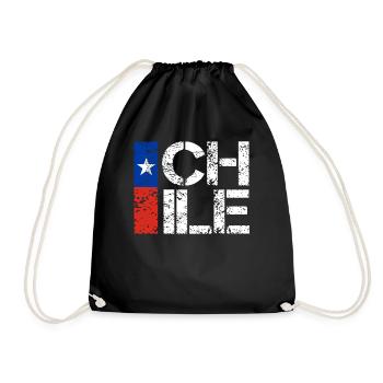 Chile - Turnbeutel - Schwarz - Vorne