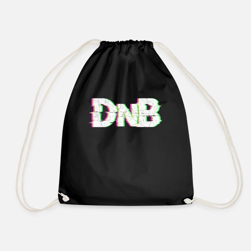 DnB Music Dubstep Drum n Bass Cadeau - Sac de sport léger - noir