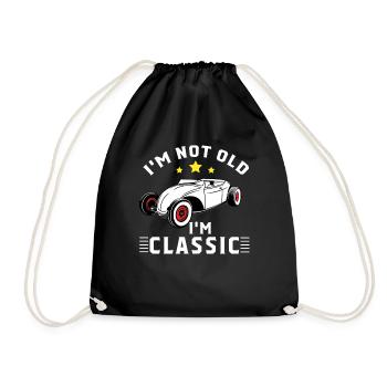 50e anniversaire homme - Sac de sport léger - noir - Devant