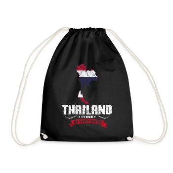 Thaïlande - Sac de sport léger - noir - Devant