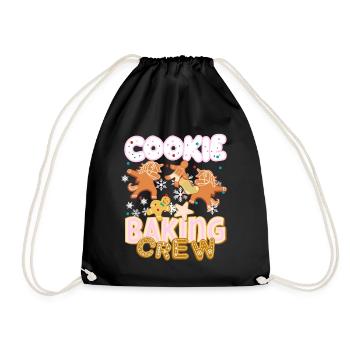 Cookie Baking Crew, l'équipe de biscuitiers - Sac de sport léger - noir - Devant