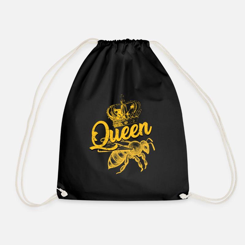 Queen Bee Beekeeper Honey Bee - Turnbeutel - Schwarz
