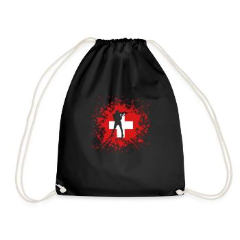 Cadeau De Biathlon Pour Les Fans De Sports - Sac de sport léger - noir - Devant