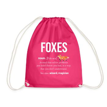 Fuchs - Turnbeutel - Fuchsia - Vorne