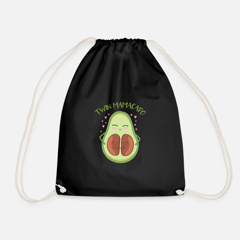 Twin Mamacado - Turnbeutel - Schwarz