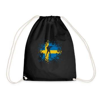 Cadeau De Biathlon Pour Les Fans De Sports - Sac de sport léger - noir - Devant